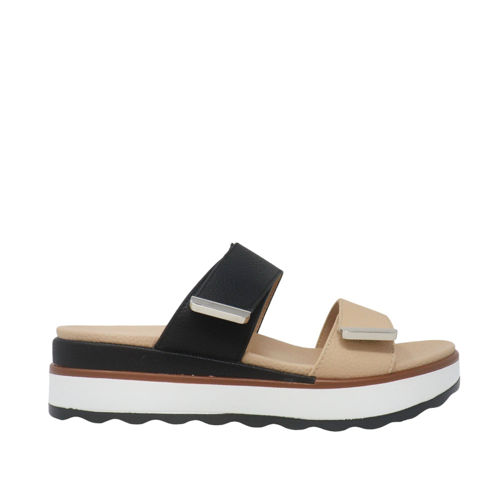 Sandalias flats Gillian beige para Mujer